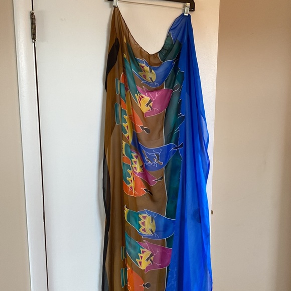 Large African Scarf/Wrap - Picture 6 of 8